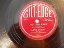 ARKIE SHIBLEY,  HOT ROD RACE, Gilt-Edge, 5021, clear, Country, Rock-a-Billy