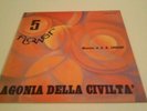 Agonia della civiltà Lp italy library anno 1972 mint Flower A.R.Luciani