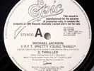 MICHAEL JACKSON 1983 OZ WHITE LABEL PROMO 12