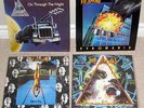 4 Def Leppard LP's Hysteria, Pyromania, High & Dry, On Through the Night VG+ EX