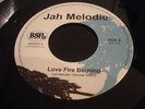 Jah Melodie - Love Fire Burning - BSR 45 Reggae Digi Roots Listen EX