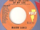 MAJOR LANCE Thats The Story Of My Life I Wanna Make Up VOLT NORTHERN SOUL 45