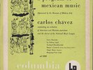 Carlos Chavez Mexican Music Columbia 10 inch LP Warhol cover