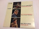 DU PRE ELGAR LSO - CONCERTO IN E MINOR / SEA PICTURES (1965) HMV ED1 LP ASD 655
