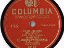 RARE EDITH PIAF CLASSIC USA PRESSED 78 - LA VIE EN ROSE - C'EST MERVEILLEUX