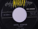 SCOTT ENGEL: Devil Surfer / Your Guess 45 (ink re-touched label) rare Oldies