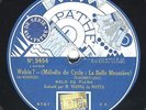 Jose Vianna da Motta piano: Schubert Wohin / Menuet op. 78    Pathé Art 78 rpm
