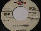DON SESSIONS - You're a Cheater/Watchin T.V.  VERTIGO 1001 Rockabilly 45 VG+