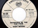 HEAR Harv Moore 45 Interview With The Fab Four AMERICAN ARTS 20 EX promo Beatles