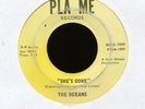 THE OCEANS She's Gone on Pla Me Ohio Garage 45 Hear
