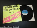 Sex Pistols - Never mind the bollocks Rare UK Export Pressing NCB labels EX Cond