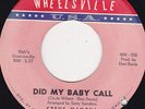 NORTHERN SOUL 45 RPM - STEVE MANCHA ON WHELLSVILLE RECORDS