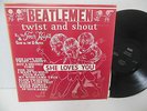 rare THE BEATLEMEN vinyl lp TWIST AND SHOUT by the FOUR KNIGHTS & GENE & G-NOTES