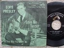 Elvis Presley - Love Me Tender - HTF RARER USA 45 + RARER GREEN PS