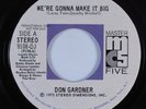 70s Soul 45 DON GARDNER We're Gonna Make It Big MASTER FIVE VG++ HEAR