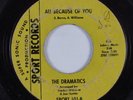 Northern Soul 45 DRAMATICS All Because Of You SPORT HEAR