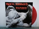 BLACK SABBATH 'WALPURGIS PEEL SESSION '70' RED COLOR VINYL RECORD LP RARE EX