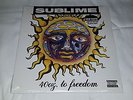 Sublime 40oz to Freedom SEALED 2015 Hot Topic Clear Splatter Color Vinyl 40 oz