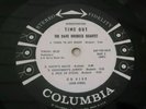 Dave Brubeck Quartet Time Out Stereo Six 6 Eye White Label Promo RARE LP jazz