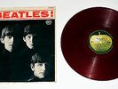 BEATLES - MEET THE BEATLES JAPAN MONO RED VINYL LP from 1973    AR 8026