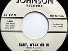 The SHELLS 45 Baby Walk On In / Sweetest One JOHNSON label promo DOO WOP mg416