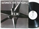 R.E.M. AUTOMATIC FOR THE PEOPLE 1992 LP PICTURE W/INSERT NM-   NM Hairline Promo