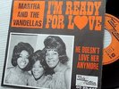 MARTHA & The VANDELLAS I'm Ready For Love 1966 DUTCH picture sleeve 45 w5920