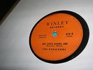 78 rpm- early rock, doo wop, r&b- The Paragons- Florence