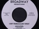 rare Modern Soul 45 FRIENDS & STRANGERS i don't wanna be alone BROADWAY Hear
