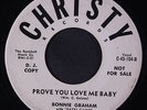 rare R&B 45 BONNIE GRAHAM prove you love me baby CHRISTY Hear
