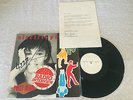 ELECTRIC PANDAS POINT BLANK RARE RADIO PROMO + FESTIVAL INTRO LETTER 1985 LP