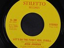 JESSE JOHNSON: Let's Do The Funky Soul Stroll / You're Blowin' Holes (in My Sou