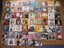 Lot; 71 vinyles 45T SP (2 titres), variété francophone 1965 à 90, très bon état
