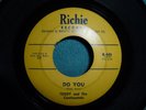 TEDDY AND THE CONTINENTALS do you / tighten up DOO WOP 45 RICHIE 1961