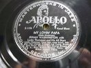 DINAH WASHINGTON - APOLLO #371 78rpm - MY LOVIN' PAPA / MELLOW MAMA BLUES - NM-