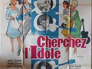 CHERCHEZ L'IDOLE Affiche cinéma 120x160 1964 Johnny HALLYDAY Eddy MITCHELL
