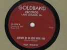 78 rpm Hop Wilson Goldband G-1078 in E+ to N- Hear rare on 78