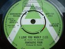 FANTASTIC FOUR I LOVE YOU MADLY ORIGINAL MOTOWN DEMO EXCELLENT CONDITION