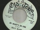 NORTHERN SOUL POPCORN - BILLY BLAND-  MY HEART'S ON FIRE  -HEAR-1961 OLD TOWN