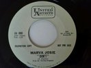 Rare Northern Soul Funk PROMO 45 record Marva Josie Don't UA VG++ L K