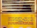 2 KINKS VINTAGE LPS BOTH FACTORY SEALED: KINDA KINKS & KINKS SIZE. UNOPENED.