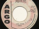LOU JOSIE on Argo —BREEZIN OUT— rockabilly 45 | WHITE LABEL PROMO | LISTEN