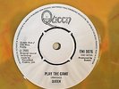 Queen - Play the game - record single 1980 (yellow vinyl) vgc
