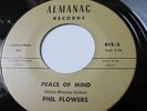 Phil Flowers Almanac 815 Peace of mind, condition is VG+, promo