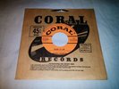 RARE ROCKABILLY 45 JOHNNY BURNETTE TRIO TEAR IT UP CORAL STOCK COPY 9-61651 MINT