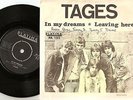 TAGES IN MY DREAMS & LEAVING HERE SWEDISH 45+PS 1966 MOD FREAKBEAT  WHITE SLEEVE