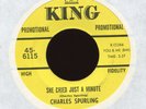 CHARLES SPURLING She Cried Just a Minute on King Promo Northern Soul 45 Hear