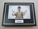 Ian Brown Signed Photo Framed 16x12 Stone Roses Memorabilia Autograph Display