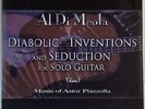 AL DI MEOLA DIABOLIC INVENTIONS AND SEDUCTION FOR SOLO GUITAR VOL.1 LP 180g LP