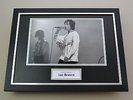 Ian Brown Signed Photo Framed 16x12 Stone Roses Memorabilia Autograph Display